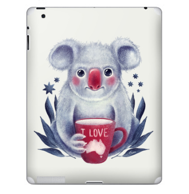 Милый коала с кружкой «I LOVE Австралия» - Наклейки на iPad, страница 44