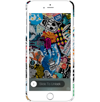 Стикербомбинг Stickerbombing - Чехол матовый для iPhone 6 plus купить, страница 27