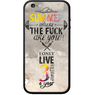 Summer is gone - Виниловые наклейки на Бампер на iPhone 6 - купить в Москве, страница 11