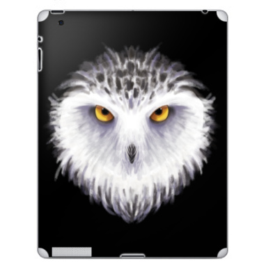 Яркий портрет головы полярной совы - Наклейки на iPad, страница 36