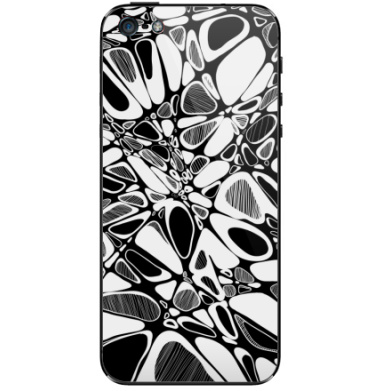 Динамичное переплетение органических форм - Виниловые наклейки на iPhone 5 - купить в Москве, страница 29