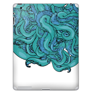 Динамичные синие щупальца осьминога - Наклейки на iPad, страница 35