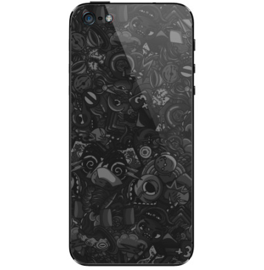 Темный дудл - Виниловые наклейки на iPhone 5 - купить в Москве, страница 24