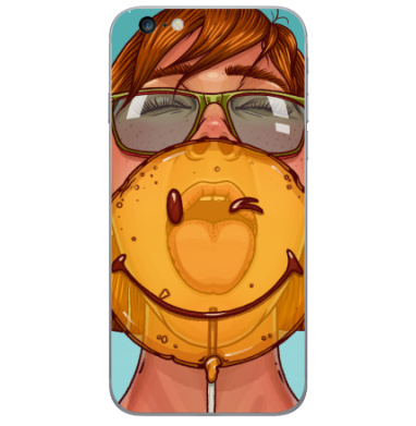 Яркий леденец-смайлик с игривым дизайном - Виниловые наклейки на iPhone 6 plus - купить в Москве, страница 23