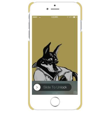 Стильный пёс-рокер за рулём — арт в духе ретро - Чехол матовый для iPhone 6, 6S купить, страница 34