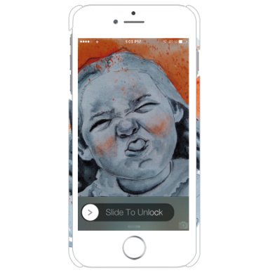 Милая девочка с кривлянием и радужными акцентами - Чехол матовый для iPhone 7 купить, страница 4