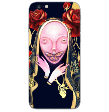 Суровый Взгляд Святой с Бабочкой и Сердцем - Виниловые наклейки на iPhone 6 plus - купить в Москве, страница 15