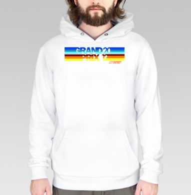 ГРАНПРИ, Толстовка белая Regular, утепленная