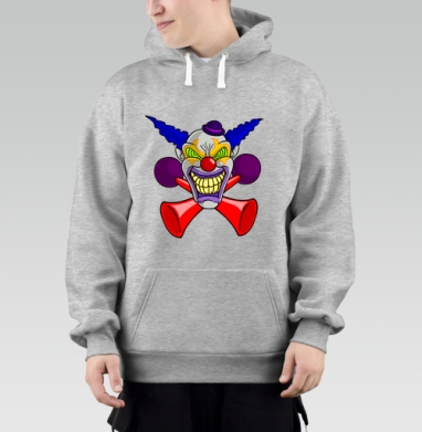 psychedelic Clown / Психоделический клоун, Толстовка Mjhigh–Mel, утепленная