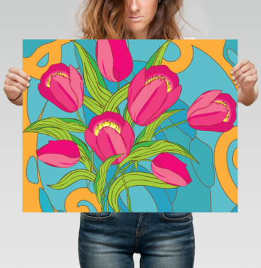 Pink Tulips / Розовые тюльпаны - Яркость для радости.