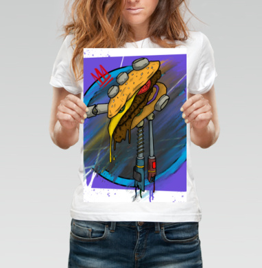 Robot religion / Религия роботов - Магазин футболок Marsovsasha - Дизайнерские принты