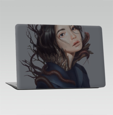 Слияние женщины и природы в меланхоличной гармонии - Наклейки на 2010-2017 – Macbook Air, страница 17
