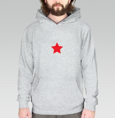 Red star / Красная звезда, Толстовка меланж Regular