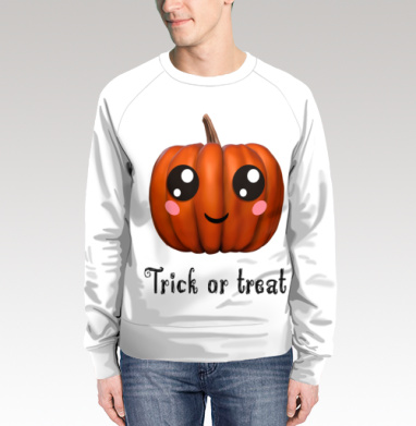 Веселая тыква для праздника Хэллоуина Trick or treat, Свитшот мужской 3D