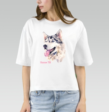 Собака хаски - Магазин футболок Kannaa