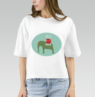 Tea elephant / Чайный слон - Магазин футболок MayaVisotskaya - Дизайнерские принты