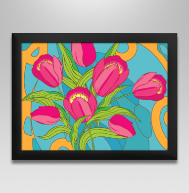 Pink Tulips / Розовые тюльпаны - Яркость для радости.