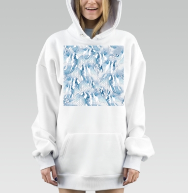 Восхождение на заснеженные горы природы высоты вершины, Hoodie Mjhigh Dig, оверсайз, утепленная