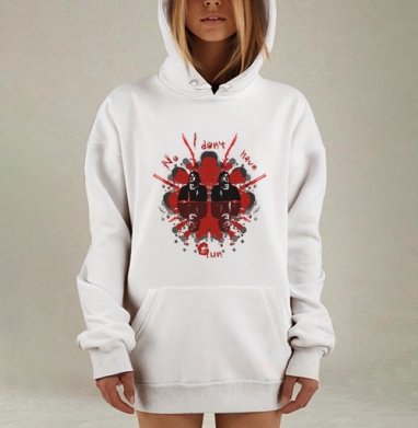 Отражение внутренний конфликт оружие на фоне, Hoodie Mjhigh Dig, оверсайз, утепленная