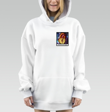 Листен ту ю хард, Hoodie Mjhigh Dig, оверсайз, утепленная