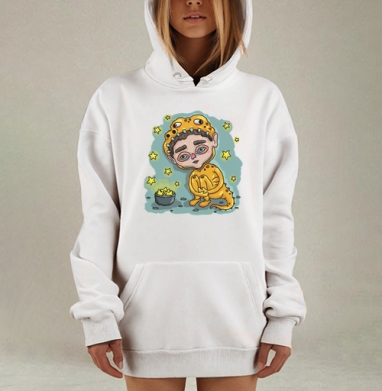 Мечта быть динозавром, Hoodie Mjhigh Dig, оверсайз, утепленная