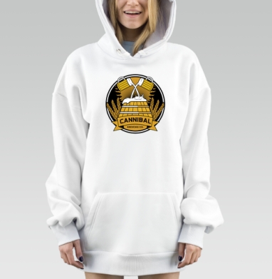 Пивоваренная компания Каннибал, Hoodie Mjhigh Dig, оверсайз, утепленная