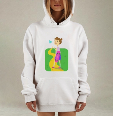 Лето, Hoodie Mjhigh Dig, оверсайз, утепленная