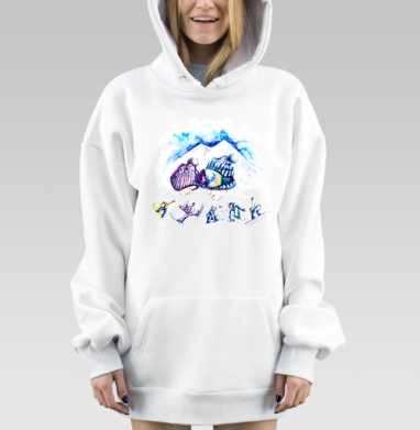 Эльбрус, Hoodie Mjhigh Dig, оверсайз, утепленная