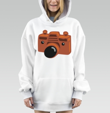 Фотомишка, Hoodie Mjhigh Dig, оверсайз, утепленная