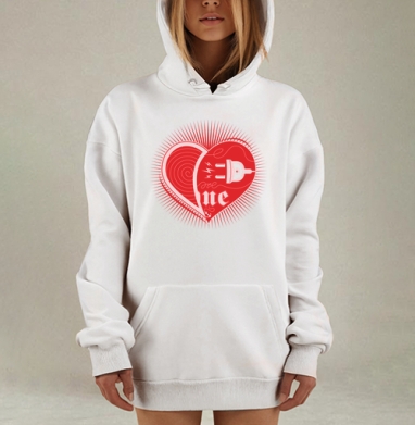 WE ARE ONE            (муж.), Hoodie Mjhigh Dig, оверсайз, утепленная