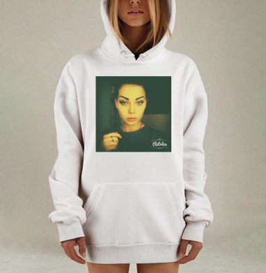 Стильное ретро-селфи с фильтром Retrica, Hoodie Mjhigh Dig, оверсайз, утепленная