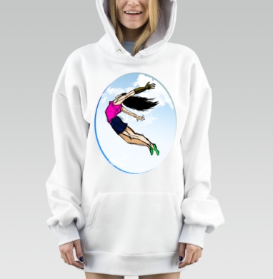 Свобода движения с грацией и силой, Hoodie Mjhigh Dig, оверсайз, утепленная