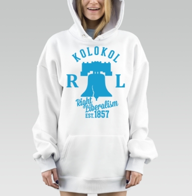 Колокол, Hoodie Mjhigh Dig, оверсайз, утепленная