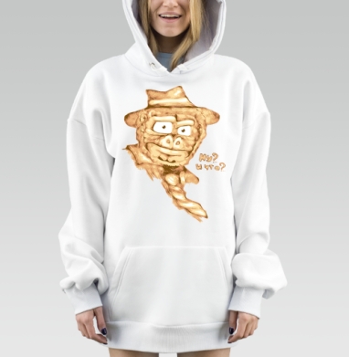 Горилла с шляпой и галстуком – дерзкий взгляд, Hoodie Mjhigh Dig, оверсайз, утепленная