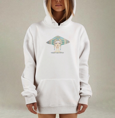 Принцесса Она, Hoodie Mjhigh Dig, оверсайз, утепленная