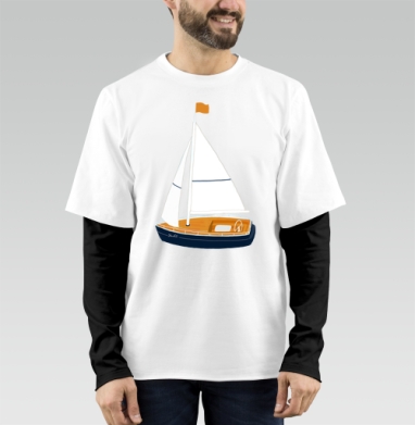 Yacht (Живая Азбука), Футболка мужская лонгслив OneOne