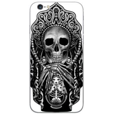 Готическая матрёшка с черепом в кокошнике - Виниловые наклейки на iPhone 6, 6s - купить в Москве, страница 11