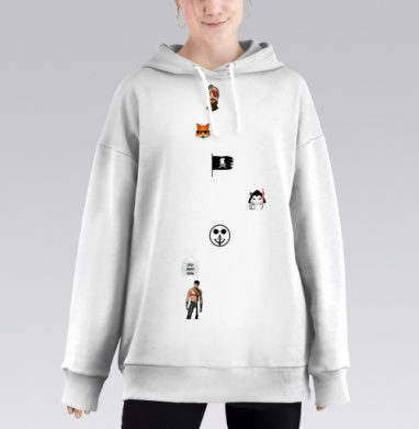 ЭСТЭГИК, Hoodie Long Oversize 3D