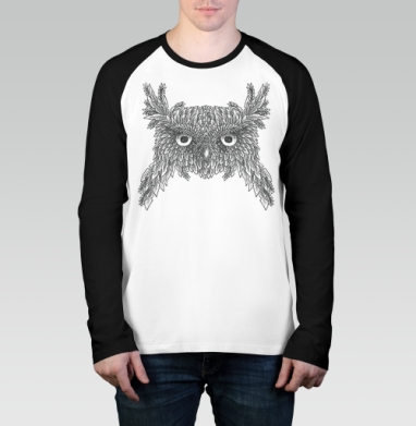 OLD OWL / СТАРАЯ СОВА, Футболка длинный рукав / Мужчинам / Реглан / Принт