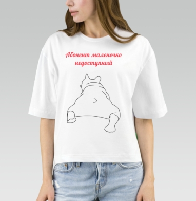 Ленивый питомец на отдыхе абонент маленечко недоступный, Футболка женская оверсайз Mido