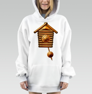Деревянные настенные часы с маятником из бревен, Hoodie Mjhigh Dig, оверсайз, утепленная
