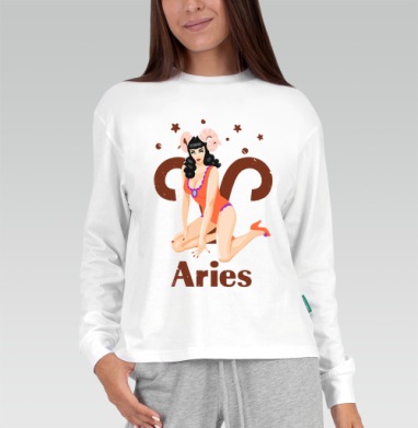 Пинап девушка Овен в ретро стиле Aries - AnnaRuz
