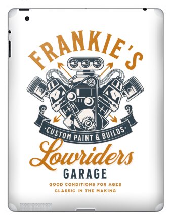 Эмблема Frankie’s: Классика тюнинга и силы мотора - Наклейки на iPad, страница 8