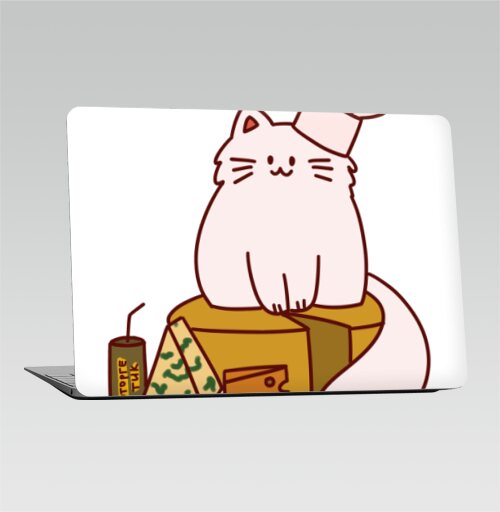 Кот-повар на сырном троне с баночкой КОТОРГЕТИК - Наклейки на 2010-2017 – Macbook Air, страница 7