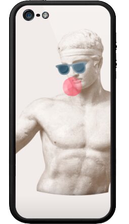 Античный атлет в стиле современного селфи - Бампер на iPhone 5, 5S, страница 6