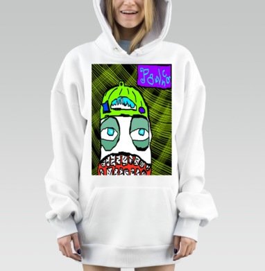 Мрачный кислотный монстр с глазами рот война атака, Hoodie Mjhigh Dig, оверсайз, утепленная