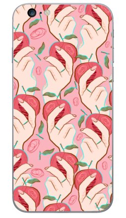 Узор с изображением яблока в руке - Виниловые наклейки на iPhone 6 plus - купить в Москве, страница 6