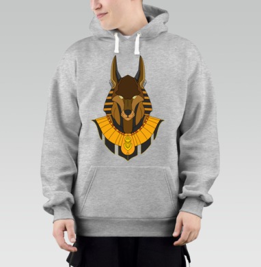 Бог Анубис в египетском наряде с собакой мордой - shyrikaishop