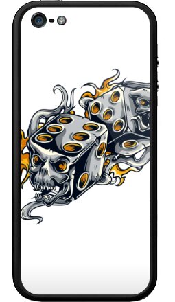 Дизайн с огненными костями — Игры со смертью - Бампер на iPhone 5, 5S, страница 5