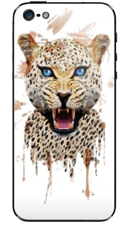 Яростный Леопард с Ледяным Взглядом - Виниловые наклейки на iPhone 5 - купить в Москве, страница 5